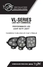 Preview for 1 page of VisionX VL-Series Installation Instructions & User Manual