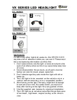 Preview for 3 page of VisionX VX Series Installation Instructions & User Manual