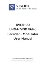 Vislink DVE6100 User Manual preview