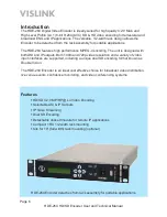 Предварительный просмотр 6 страницы Vislink HDE-264 User And Technical Manual