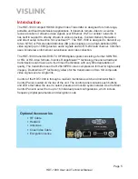 Предварительный просмотр 5 страницы Vislink HDT-1000 User And Technical Manual