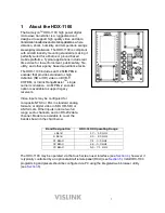 Preview for 3 page of Vislink HDX-1100 User And Technical Manual