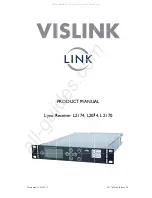 Vislink Lynx L2074 Product Manual предпросмотр