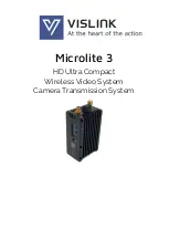 Vislink Microlite 3 Operator'S Manual предпросмотр