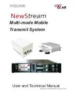 Vislink NewStream User And Technical Manual preview