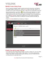 Preview for 71 page of Vislink NewStream User And Technical Manual