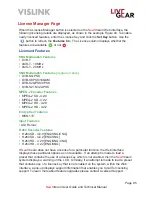 Preview for 95 page of Vislink NewStream User And Technical Manual