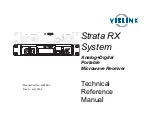 Предварительный просмотр 1 страницы Vislink Strata RX Technical Reference Manual