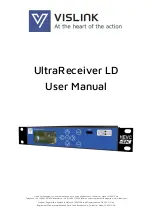 Vislink UltraReceiver LD User Manual preview