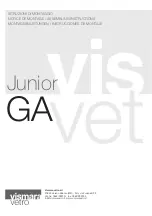 vismara vetro Junior GA Assembling Instructions preview