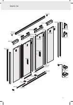 Предварительный просмотр 3 страницы vismara vetro Slide B4 Assembling Instructions