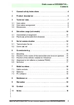 Preview for 3 page of Visolux OCD6000-F62-R4-V15 Instruction Manual