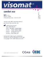 Preview for 65 page of visomat comfort eco Instructions For Use Manual