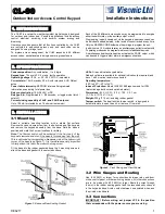 Visonic CL-80 Installation Instructions предпросмотр