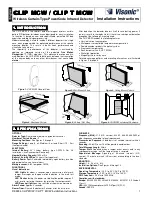 Visonic CLIP MCW Installation Instructions Manual предпросмотр