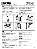 Preview for 1 page of Visonic CLIP SMA Installation Instructions Manual