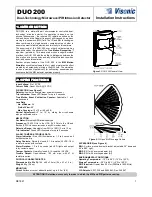 Preview for 1 page of Visonic DUO 200 Installation Instructions