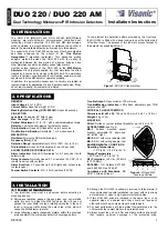 Visonic DUO 220 Installation Instructions preview