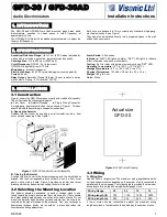 Visonic GFD-30AD Installation Instructions preview