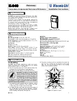 Visonic K-940 Installation Instructions preview