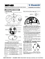 Preview for 1 page of Visonic MCT-423 Installation Instructions Manual