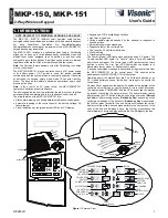 Visonic MKP 150 User Manual preview