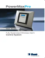 Visonic POWERMAX PRO User Manual preview