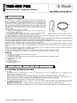 Visonic TMD-560 PG2 Installation Instructions preview