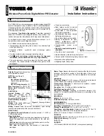 Visonic TOWER 40 Installation Instructions preview