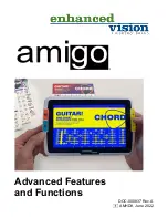 Preview for 1 page of Vispero enhanced vision amigo Manual