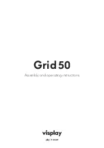 Preview for 1 page of visplay Grid 50 Assembly And Operating Instructions Manual