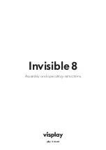 visplay Invisible 8 Assembly And Operating Instructions Manual preview