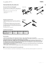 Предварительный просмотр 3 страницы visplay Invisible6P/L Assembly And Operating Instructions Manual