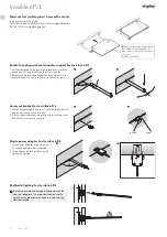 Предварительный просмотр 14 страницы visplay Invisible6P/L Assembly And Operating Instructions Manual