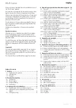 Preview for 3 page of visplay Multi-Lane Assembly And Operating Instructions Manual