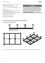 Preview for 6 page of visplay Multi-Lane Assembly And Operating Instructions Manual