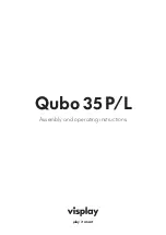 visplay Qubo 35 P/L Assembly And Operating Instructions Manual preview