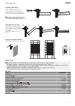 Preview for 9 page of visplay Stripes Assembly And Operating Instructions Manual