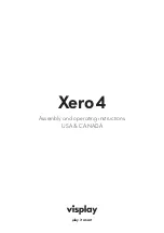 Preview for 1 page of visplay Xero 4 Assembly And Operating Instructions Manual