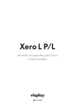 Preview for 1 page of visplay Xero L P/L Assembly And Operating Instructions Manual