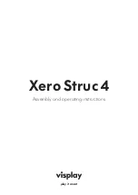 Preview for 1 page of visplay Xero Struc 4 Assembly And Operating Instructions Manual