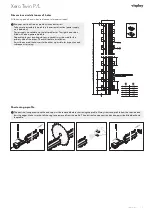 Preview for 7 page of visplay Xero Twin P/L Assembly And Operating Instructions Manual