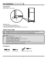 Preview for 9 page of Vissani 1005673850 Use And Care Manual