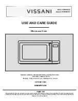 Vissani 1006546440 Use And Care Manual preview