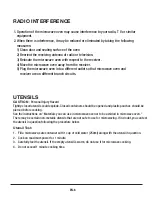 Preview for 7 page of Vissani 1006546440 Use And Care Manual