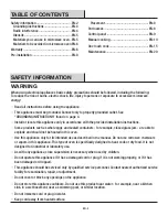 Preview for 2 page of Vissani 1006551104 Use And Care Manual