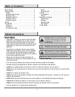 Preview for 2 page of Vissani 1006596957 Use And Care Manual