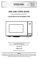 Vissani 1006710520 Use And Care Manual preview