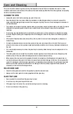 Preview for 18 page of Vissani 1006710520 Use And Care Manual