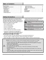 Preview for 2 page of Vissani 1007086601 Use And Care Manual